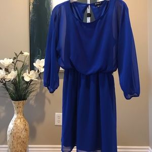 Express Cobalt Blue Dress